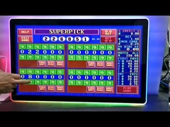 Layar tampilan LCD 24 inci dengan bingkai tepi strip lampu LED untuk kasino