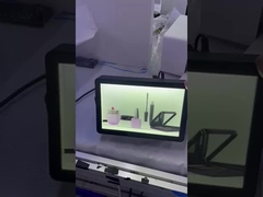 Custom Shape Transparent LCD Display Cooler 4000 1 Rasio Kontras HDMI VGA USB Interface 120W